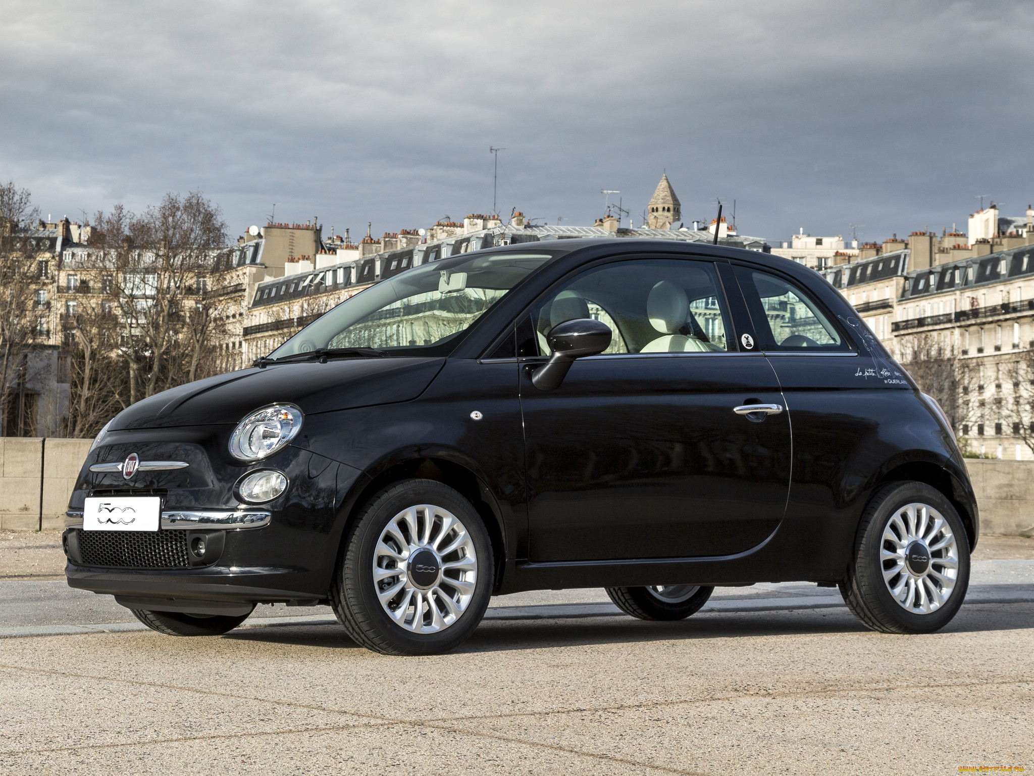 , fiat, guerlain, la, petite, robe, noire, 500, , 2014